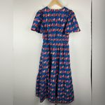 Tuckernuck  Retro Floral Mitchell Pockets Ruffle Dress Women’s Sz M Photo 8