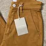 Everlane NWT  Straight Leg Crop - Golden Brown, Cotton (Size 2) Photo 4