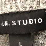 Studio I Grey off over the shoulder sweater shirt top blouse-L Photo 3