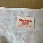 Showpo Rose Floral Long Sleeve Crop Top Red Size 6 Photo 6