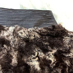 Reba faux fur/faux leather zip front vest XL Photo 3