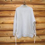 Free People  So Plush Side Tie Sweatshirt Top Dress Photo 6