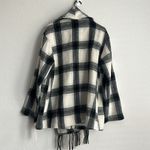 AQUA  Scarf Collar Coat in Black/White, Size XL NEW w/Tag Retail $178 Photo 2