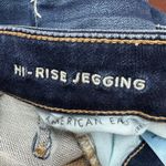 American Eagle Next Level Stretch Hi-Rise Jegging Distressed Jeans Size 0 Short Photo 5