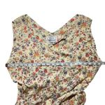 Vintage 90s Adjustable Cream Floral Hippie Cottagecore Flower Pattern Ro… Pink Size 20W Photo 2