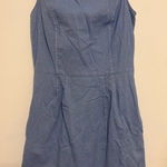 Tommy Hilfiger  Swordfish Blue Sleeveless Denim Dress Size 4 100% Cotton Photo 0