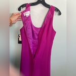 Nicole Miller VTG NWT Magenta Pink Sleeveless Crepe A-line Dress Sz 12 Photo 6