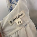 For Love & Lemons White and Blue  Maisie May Mini Dress Size L Photo 11