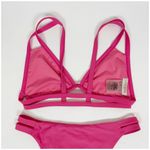 Ramy Brook Starla Bikini Top Dove Bikini Bottom Pink Size Medium Photo 5