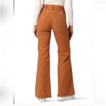 Wrangler  Wanderer 622 High Rise Flare Orange Stripe Festival Jeans NWT Photo 1