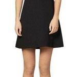 Sandro Enna Black Dress Crepe Chantilly Lace Fit & Flare Sleeveless FR 40 Large Photo 0