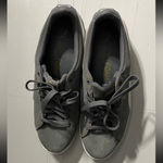 Puma  Grey Suede Vikky Soft Foam Comfort Shoes - Womans 8.5 Photo 2