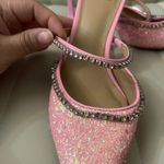 INC Sparkly Pink Pointy Heels Rhinestones Barbie birthday heels Photo 4