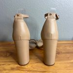 Sam Edelman Yaro Block Heel Sandals Size 8.5 Leather Ankle Strap Beige Nude NEW Photo 6