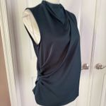 A.L.C. Amira Ruched Sleeveless Top in Malachite. Size 8. MSRP $295  Photo 13