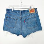 Levi's LEVI’S | Women's Premium 501 Original Denim High Rise Jean Shorts Sz 32” Photo 3
