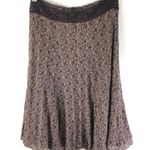 CAbi Skirt A Line Pull On Elastic Waist Textured Brown Beige Style #957 Size S Photo 1