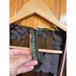 Aratta Silent Journey Viola Burnout Velvet Kimono Floral Rose Stripe Boho One Sz Black Size undefined Photo 1