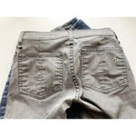 Rag and Bone • Grey Navy Tuxedo Striped Sk… Photo 4