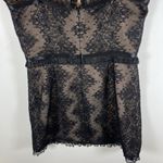 Alexis  Tesi Black Lace mini Cocktail dress‎ Size Small Feminine Designer Sexy Photo 6