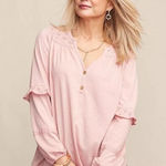 Matilda Jane NWT  Heart to Heart Possibilities Pink Knit Women's Top Sz S Small Photo 0