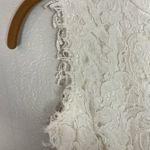 Alexis  White Lace Open Back Romper Small Photo 7