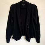 Universal Standard  Merino Wool Curve Cardi Cardigan in Black Photo 2