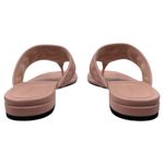 Gucci GG Logo Marmont Leather Thong Flat Sandals Pink Gold Size 37.5 Photo 8