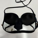 PINK - Victoria's Secret Victorias Secret Pink Push Up Halter Bikini in Black Photo 5