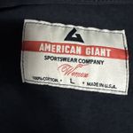 NWOT American Giant Womens Relaxed Classic Full Zip 2.0 Heavyweight Hoodie Large Black Photo 10