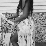 Shinestar Floral Halter Maxi Romper Photo 1