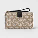 Michael Kors Taupe MK Logo Wristlet Wallet – New Without Tags Photo 1