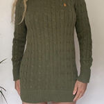 Ralph Lauren Sport Womens S Cable Knit Turtleneck Tunic Sweater Preppy Old Money Photo 0