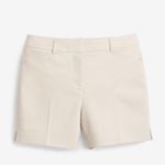 White House | Black Market Khaki Cotton Stretch 5” Shorts Size 12 Photo 1
