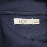 UGG  Astrid Poncho Navy Blue Cowl Neck 3/4 Sleeve Pullover Sweatshirt Women M‎ L Photo 7