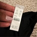 J.Crew NWT  Heritage 1989 high-leg bikini bottom Black- Size Large Photo 7