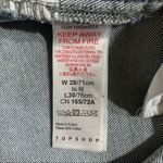 Topshop  Jamie High Rise Skinny Distressed Jeans Size 28 Photo 8