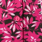 Bob Mackie  Hot Pink Sleeveless Button Front Mini Dress Womens Medium Summer Photo 2