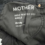 MOTHER DENIM | Black Jeans High Waisted Rider Ankle "Not Guilty" Wash | Size 24 Photo 6
