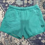 Aritzia Green Superworld Sweat Shorts Small Photo 0