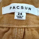PacSun Women's Teen Girl Size 24 Mustard Cargo Pants Photo 9