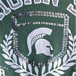 MSU SPARTANS Sequined Short Sleeve Michigan State T Photo 2