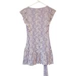 Majorelle  Marnie Mini Dress Amethyst Lavender White Lace size medium Photo 8
