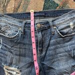 Rock & Republic Dark Wash Straight Leg Jeans Mid Rise Distressed 28x26 Y2K Denim Photo 11