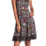 Donna Ricco NWT  Black Wine Floral Scuba Dress New Photo 4