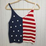 Moon & Madison Patriotic Knit Tank Top Photo 4
