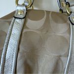 Coach  Poppy Signature Spotlight Gold Tote Shopper Shoulder Bag Tote Photo 12