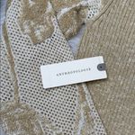 Anthropologie  Beige and Cream Lace Knit Sweater Photo 11