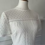 Ted Baker  London 12 White Dress Allara Cocktail Mini Semi Formal Large Lace Boho Photo 7