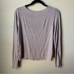 American Eagle  Women's Soft & Sexy Striped V-Neck Top Shirt - Size Medium Photo 3